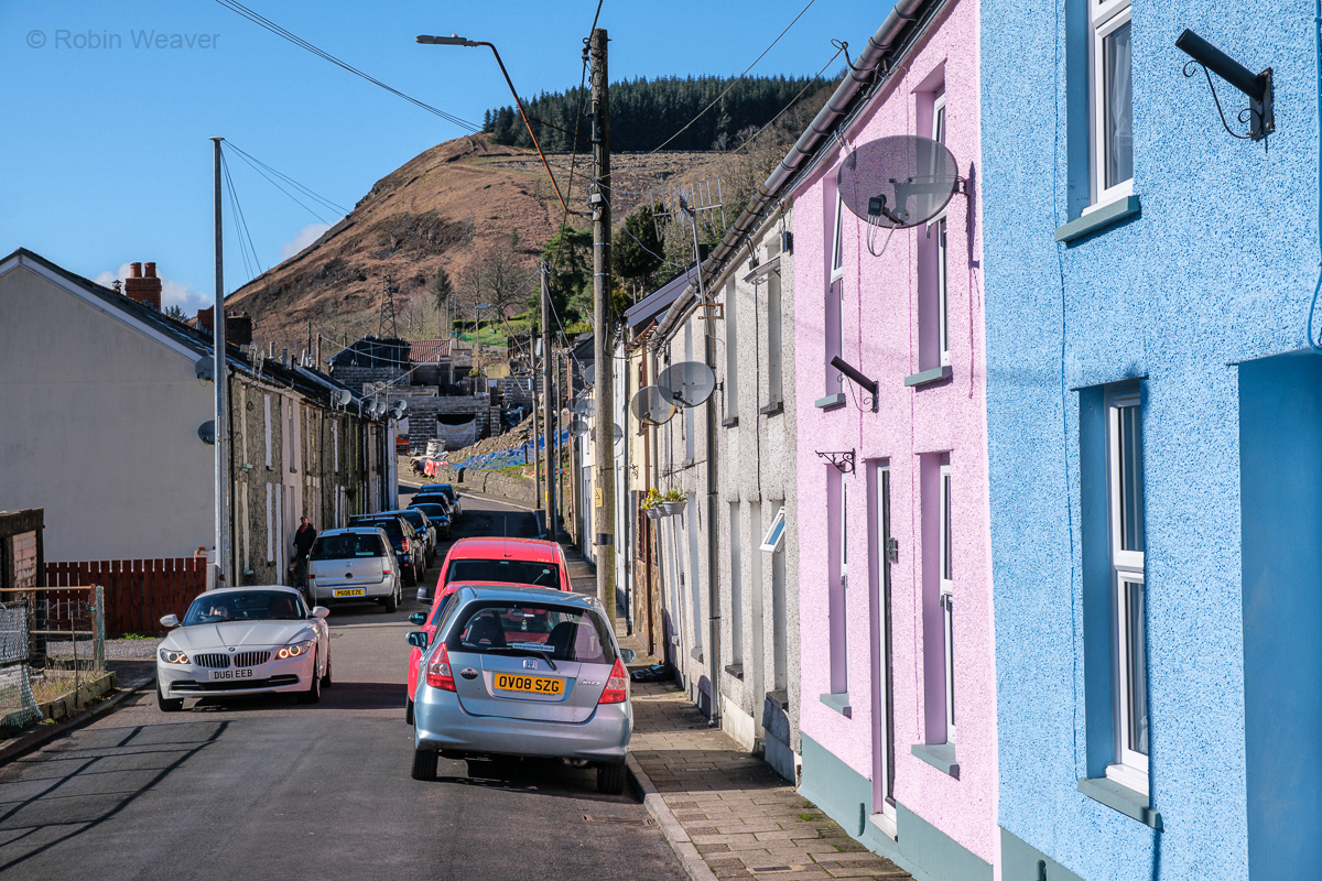 Long Row, Blaenllechau, Rhondda Fach, 2022