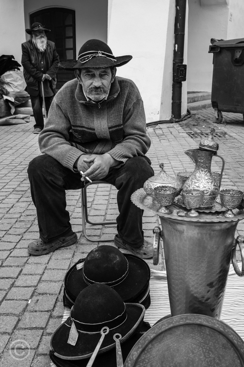 Market trader, Sibiu, Transylvania