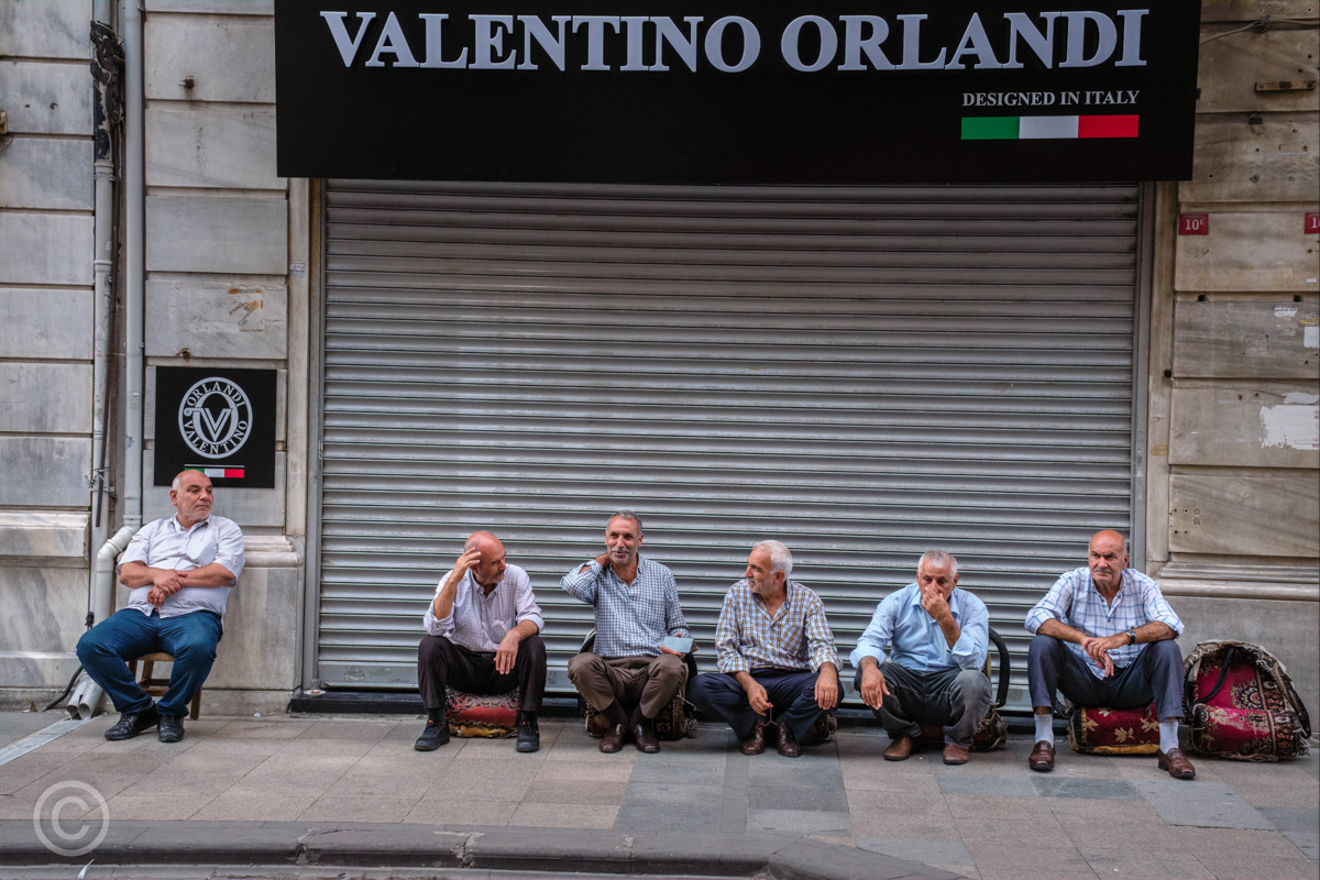 Porters resting, Istanbul
