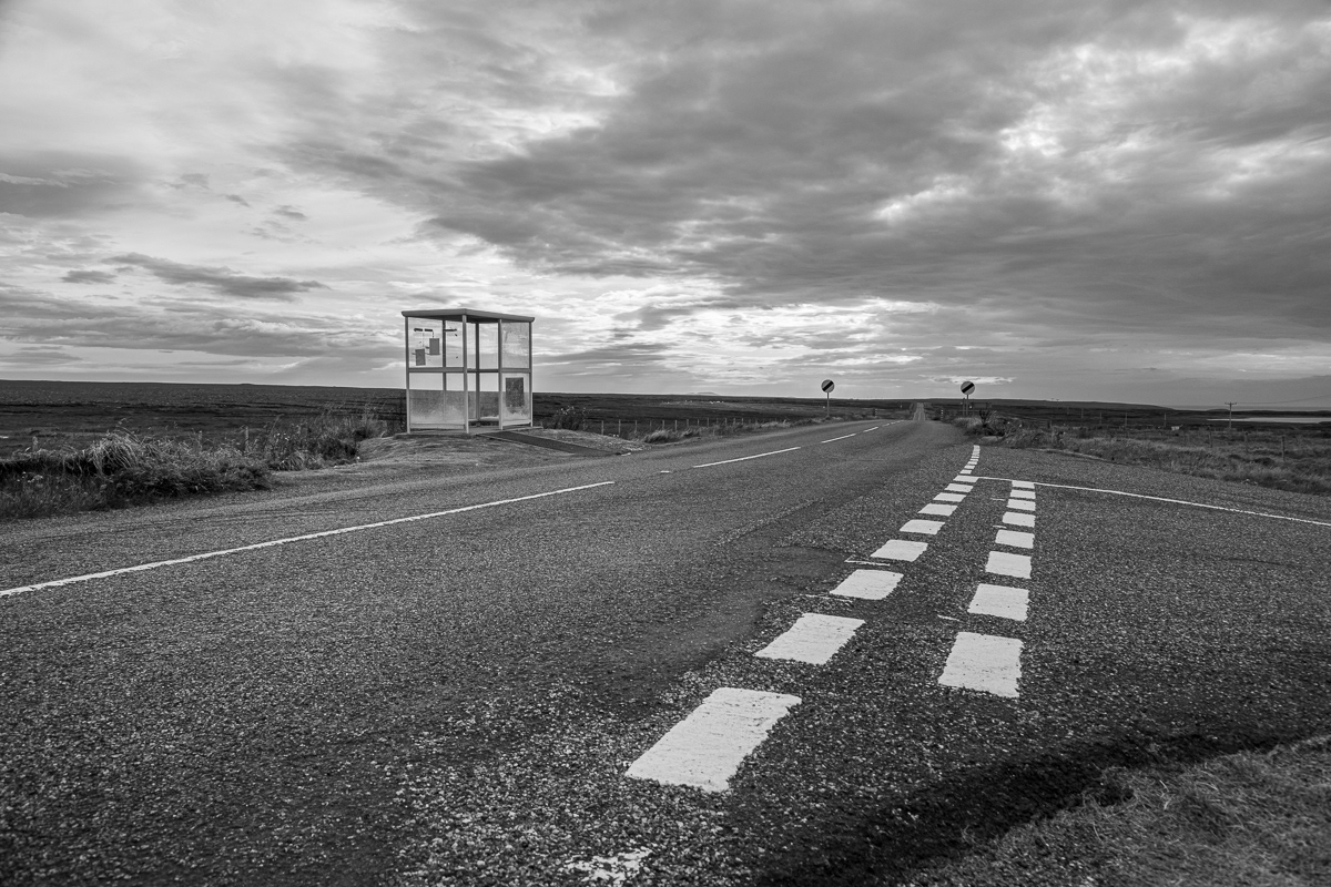 Bus stop, South Dell, Isle of Lewis