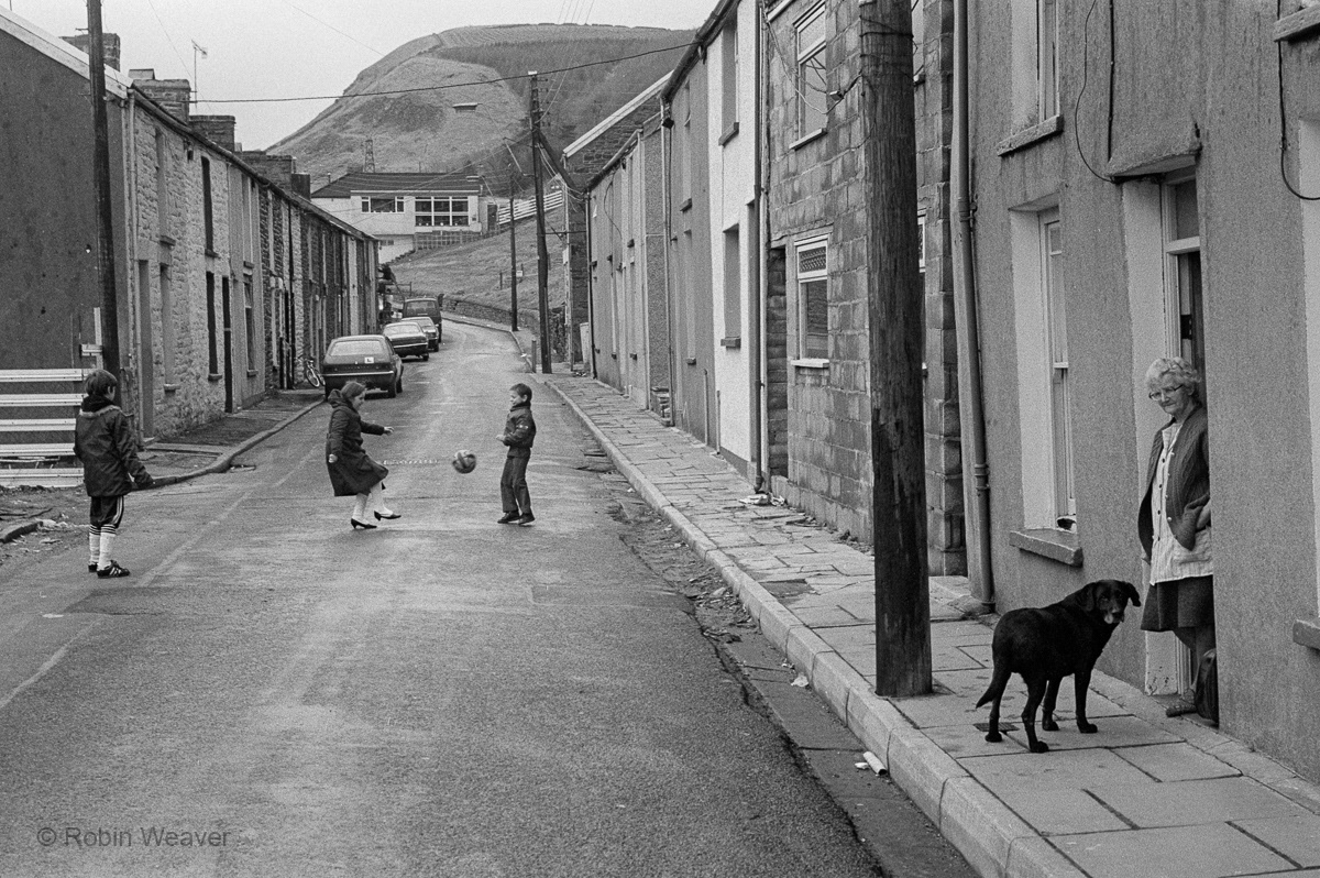 Long Row, Blaenllechau, Rhondda Fach, 1983