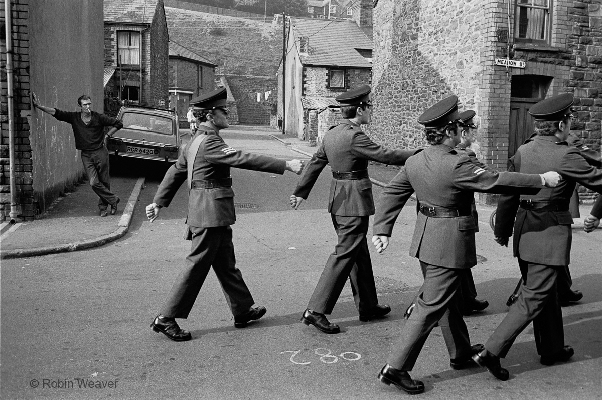 Civic parade, Meadow Street, Llanhilleth, 1975