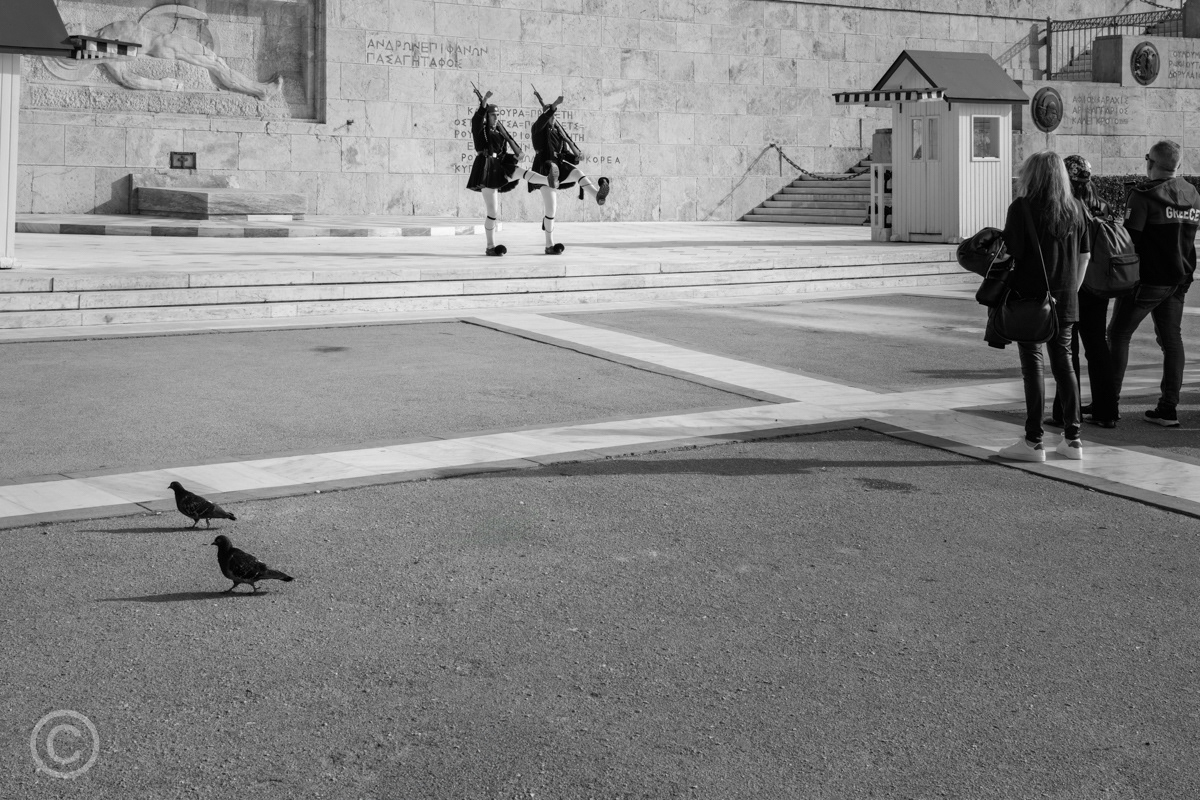 Changing of the guard at the Tomb of the Unknown Soldier, Athens, 2025