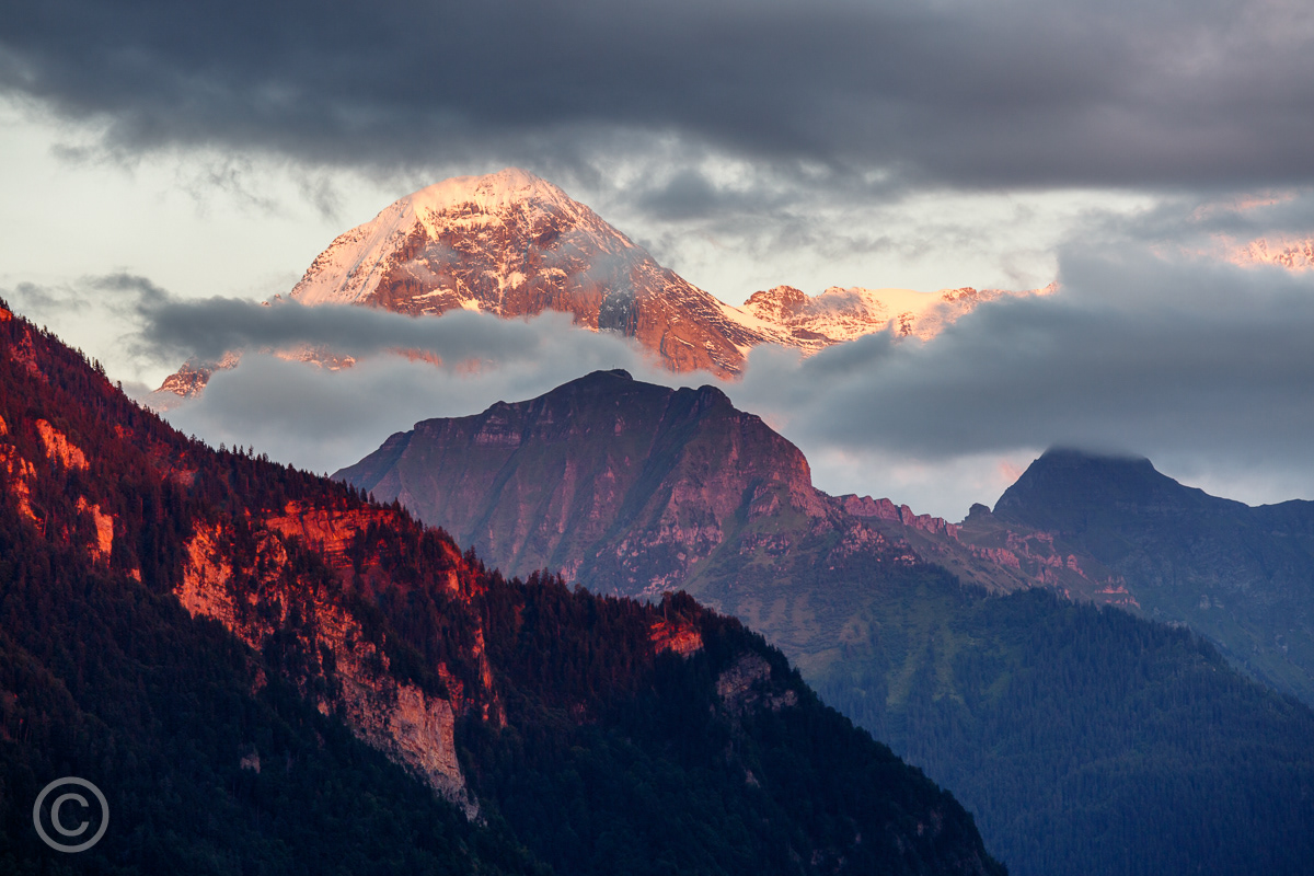 Bernese Oberland - the Eiger from Interlaken, Switzerland