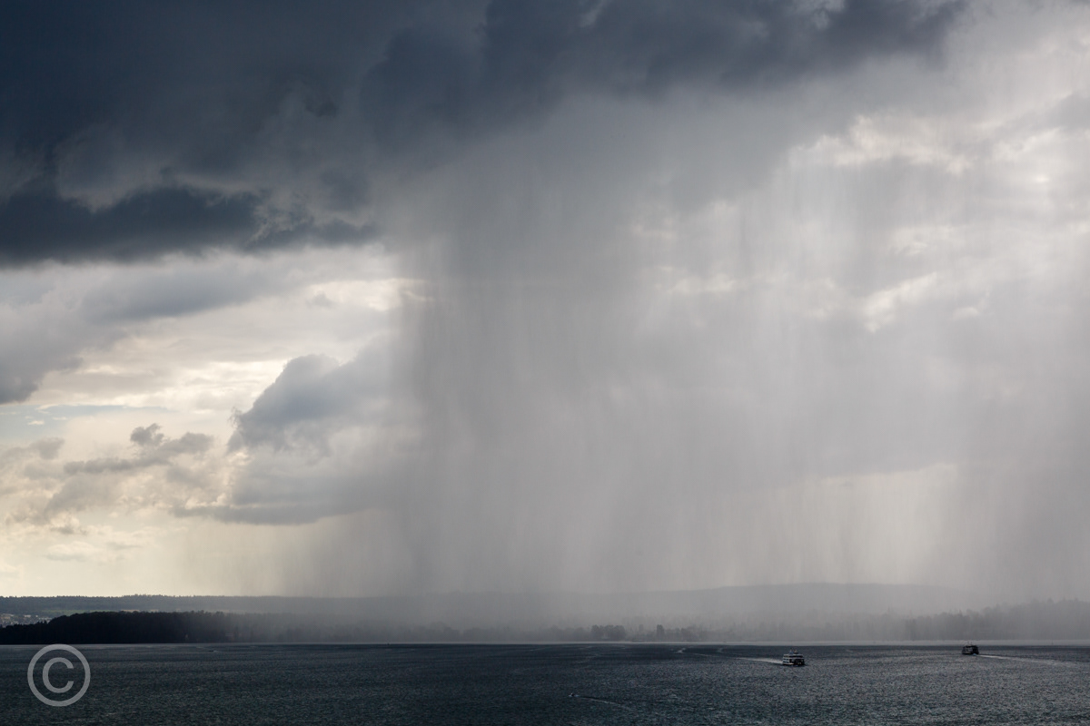 Storm over Lake Constance, Germany