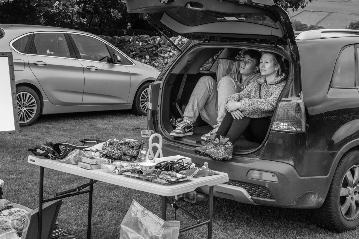 Boot sale, Alstonefield, Staffordshire