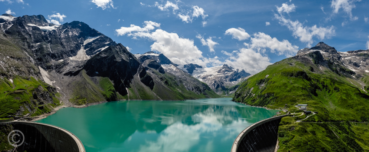 Stausee Mooserboden -Kaprun, Austria