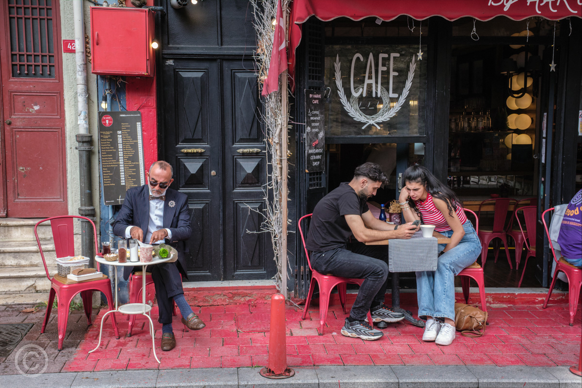 A café in Balat, Istanbul