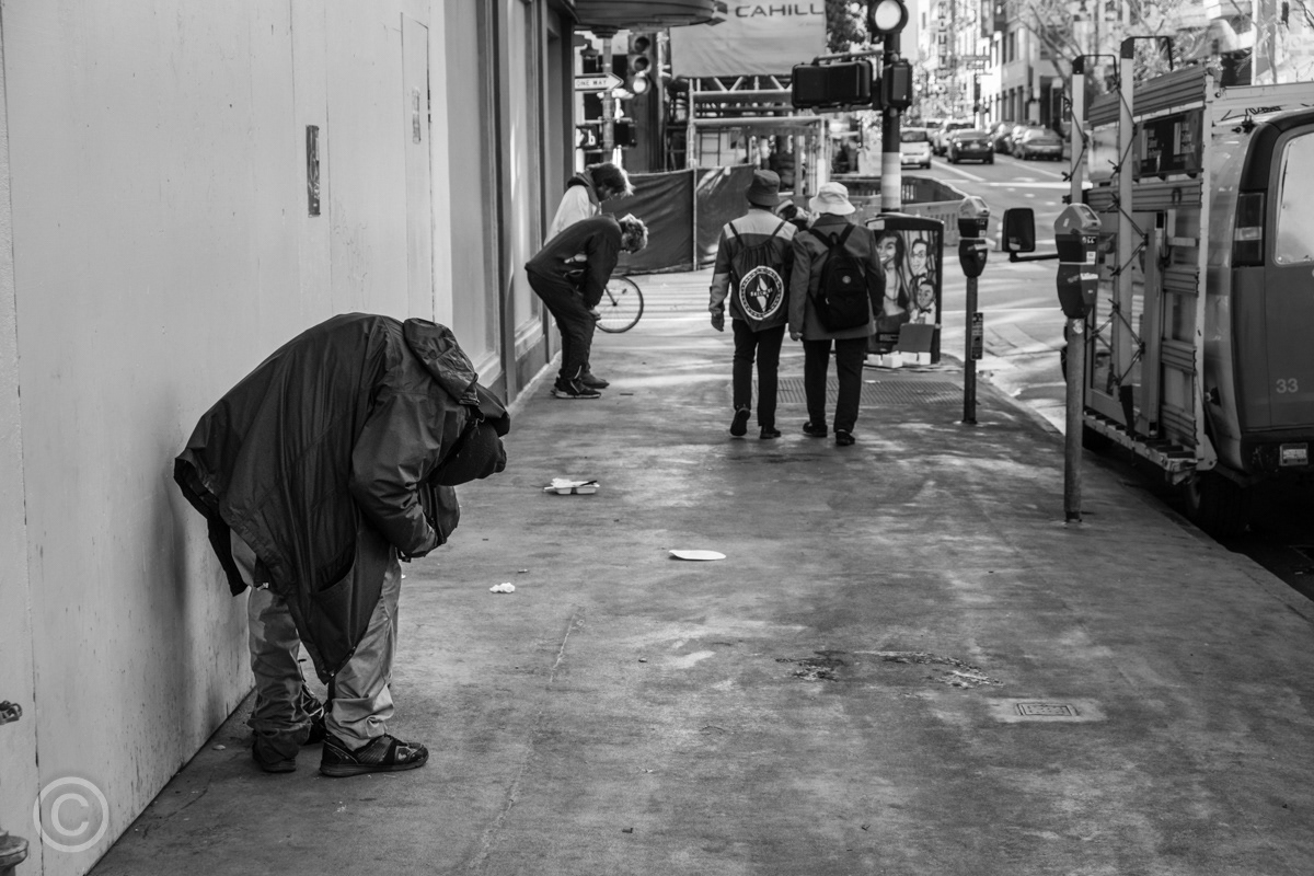 Drug addicts, San Francisco