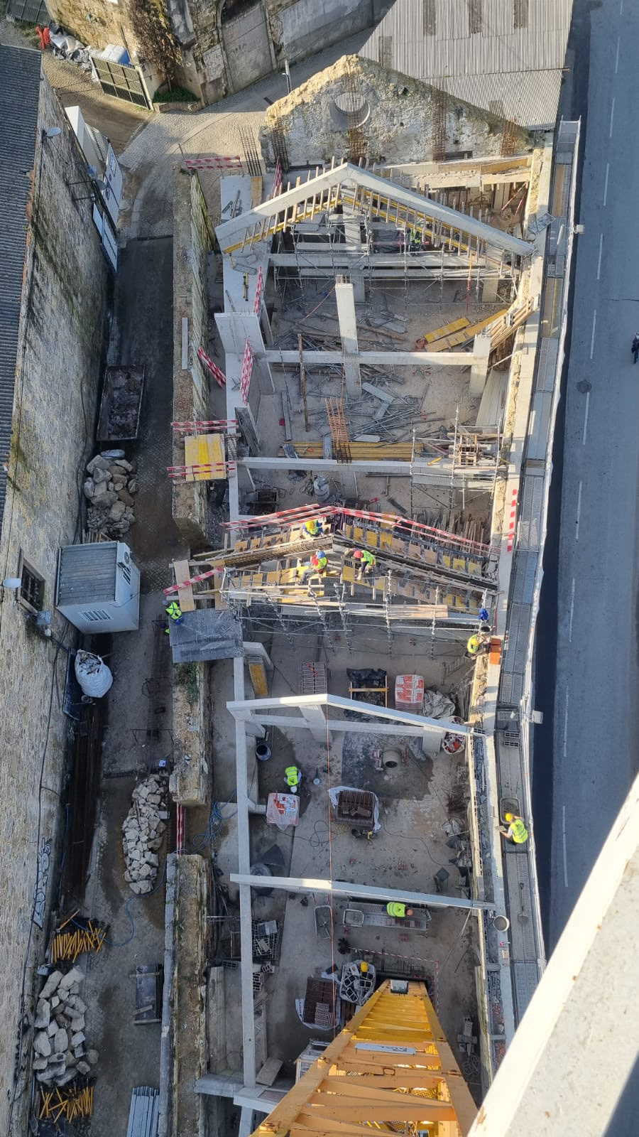 obra em curso