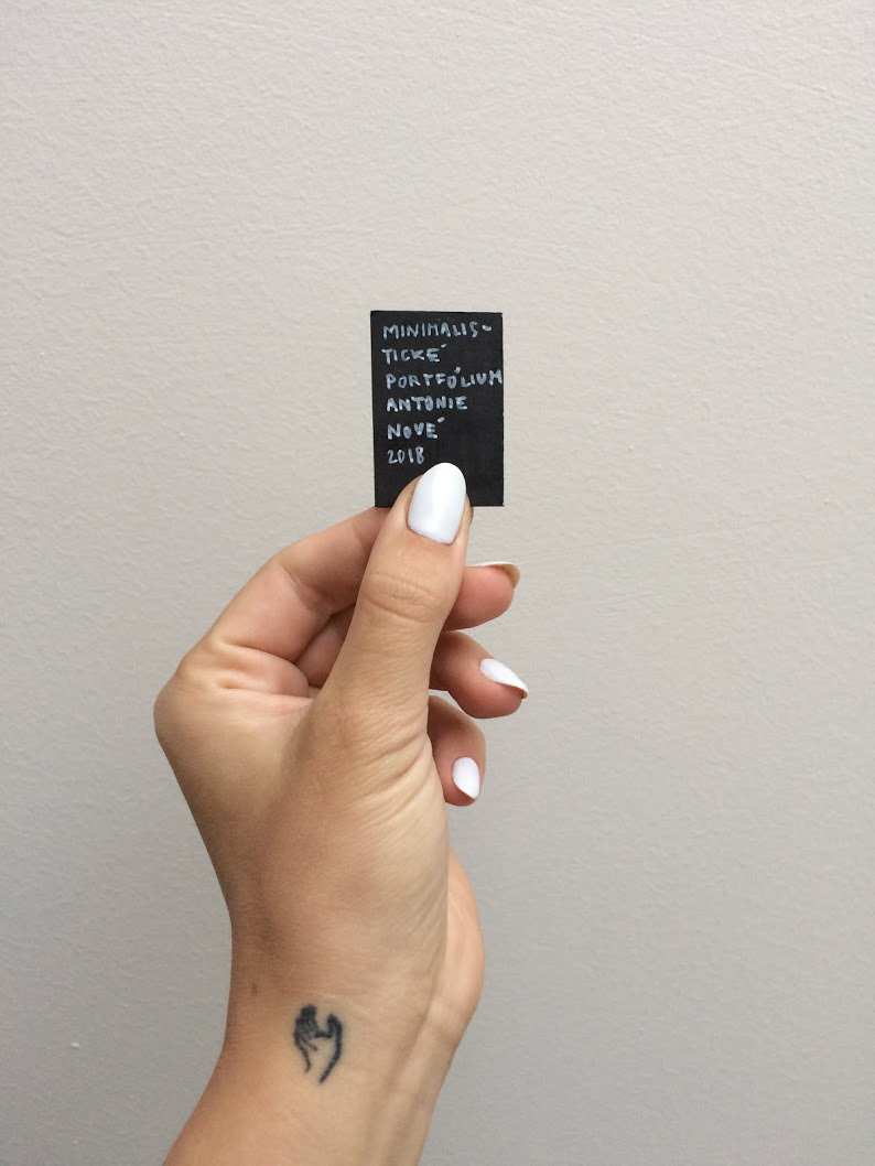 the very minimalistic portfolio 2018