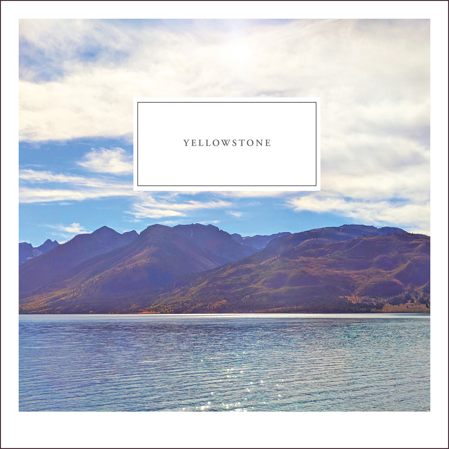 Yellowstone travel journal