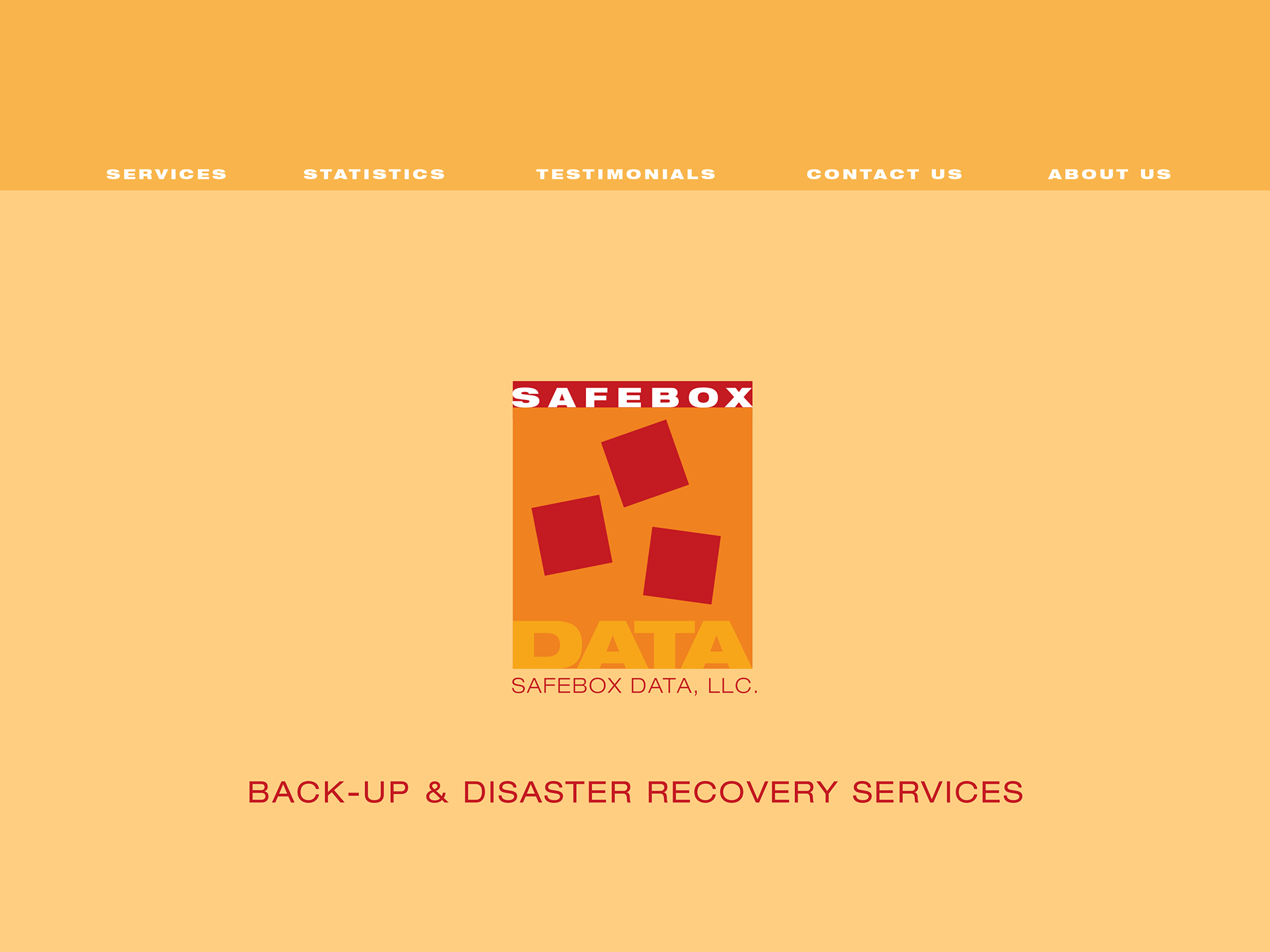 Safebox Data site design