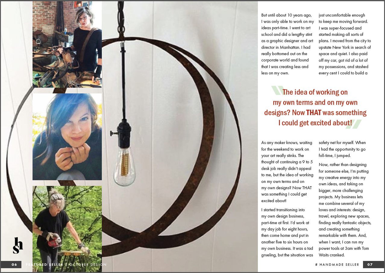 Handmade Seller Magazine Redesign