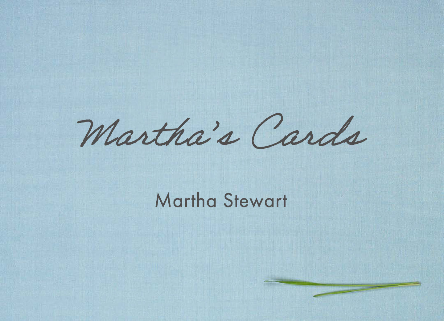 Martha's Cards