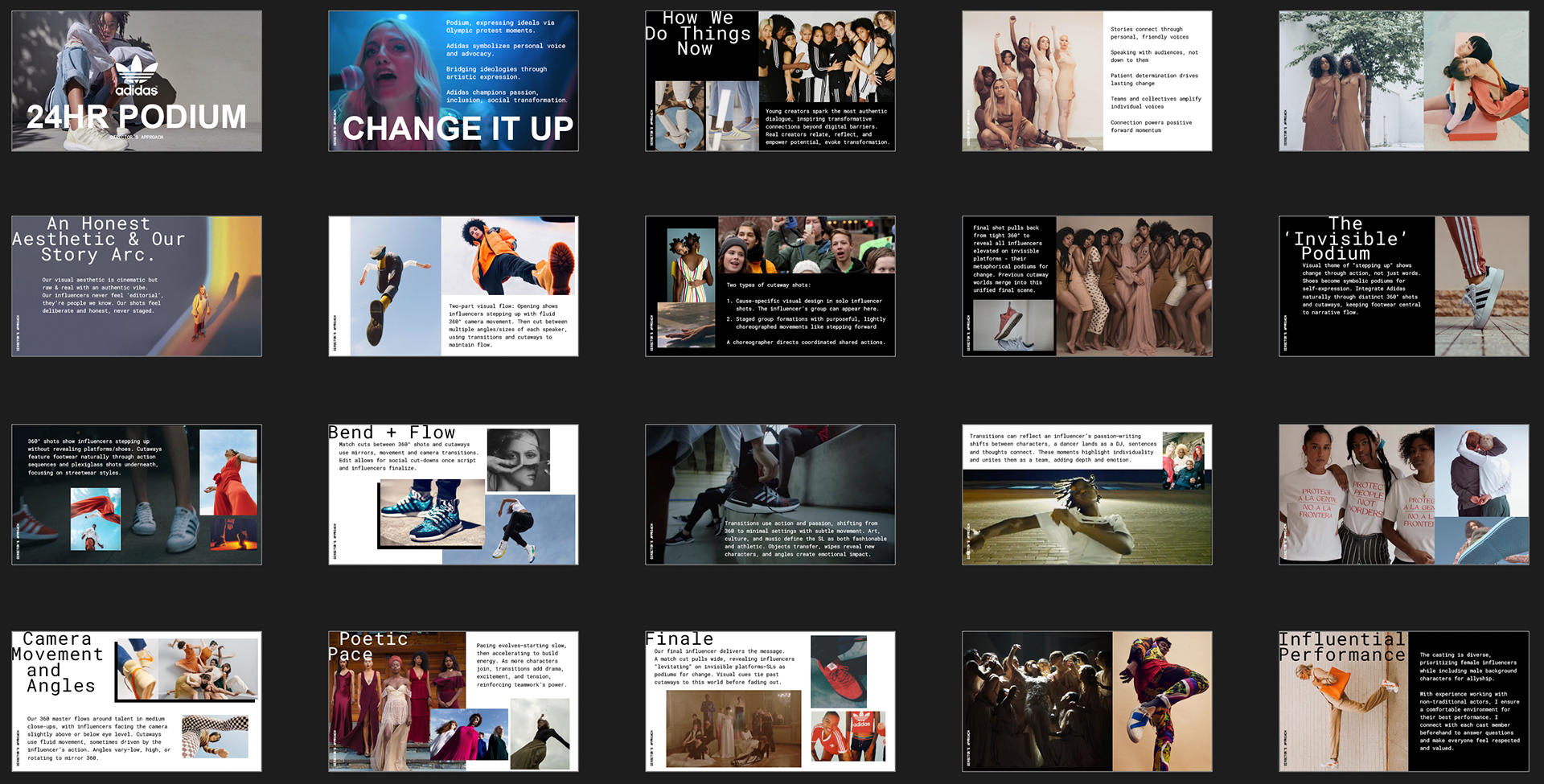 TV Commercial Director Pitch to Adidas