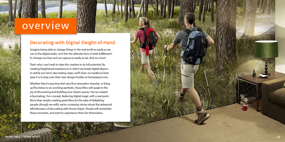 Home Depot Commercial Director Pitch