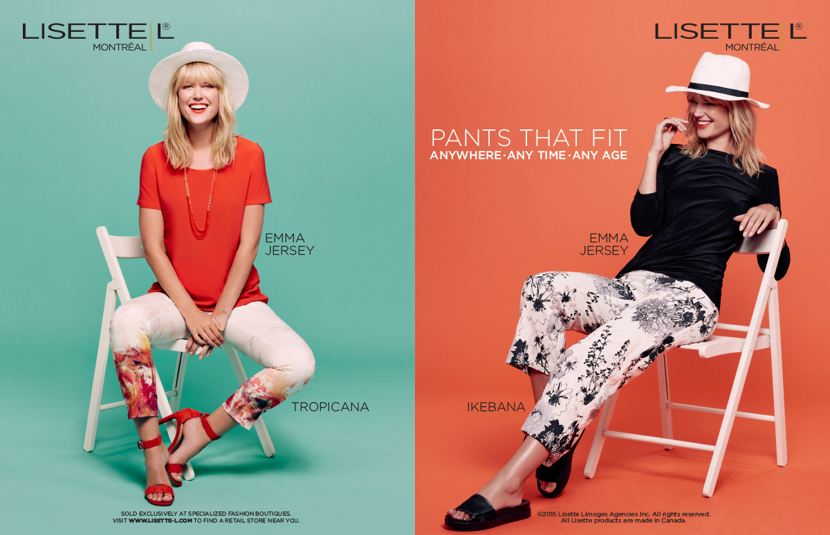 Lisette Limoges print ad