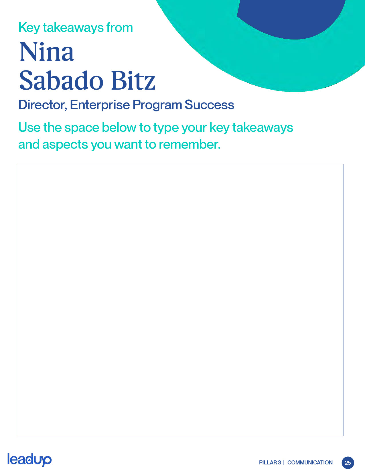 Upwork Corporate Leadership Program