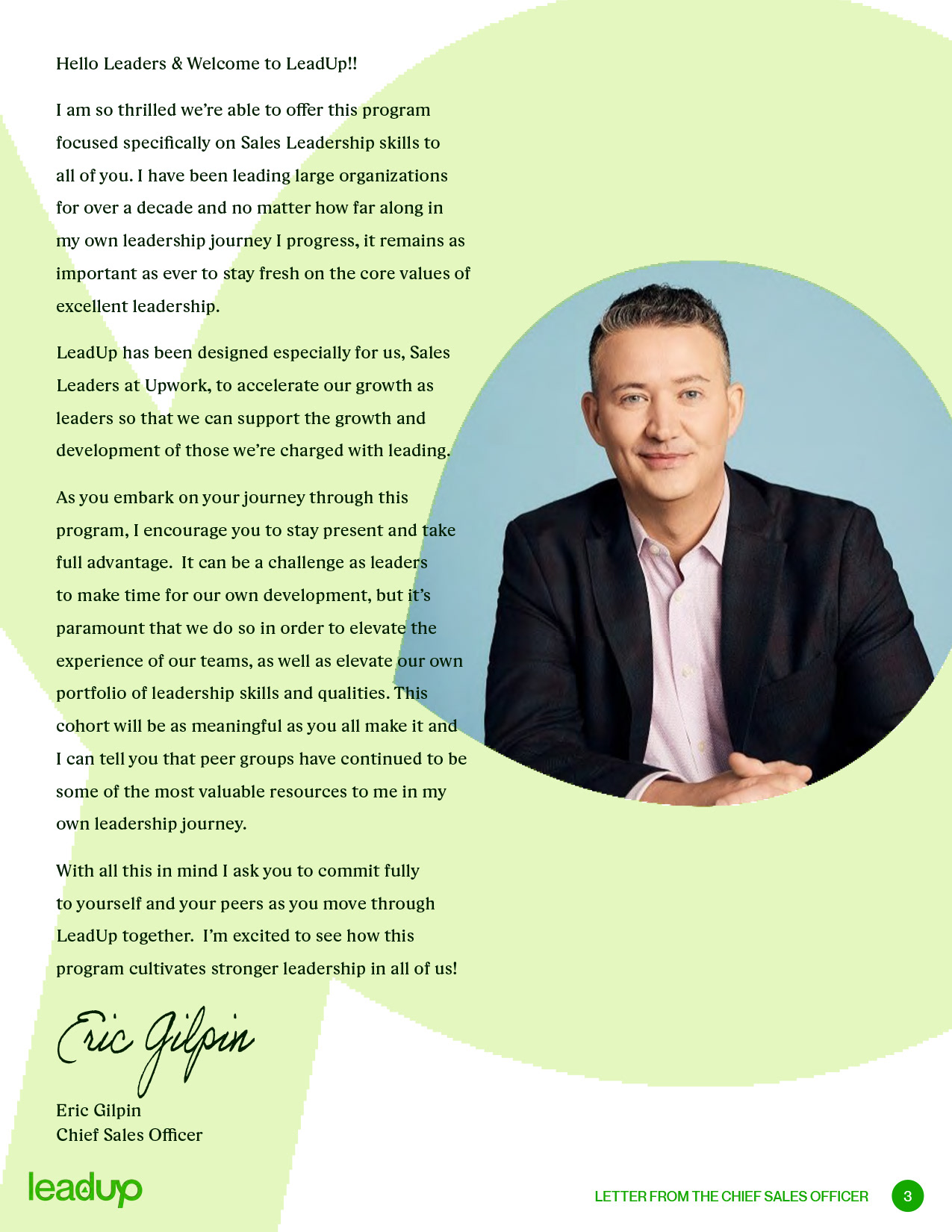 Upwork Corporate Leadership Program