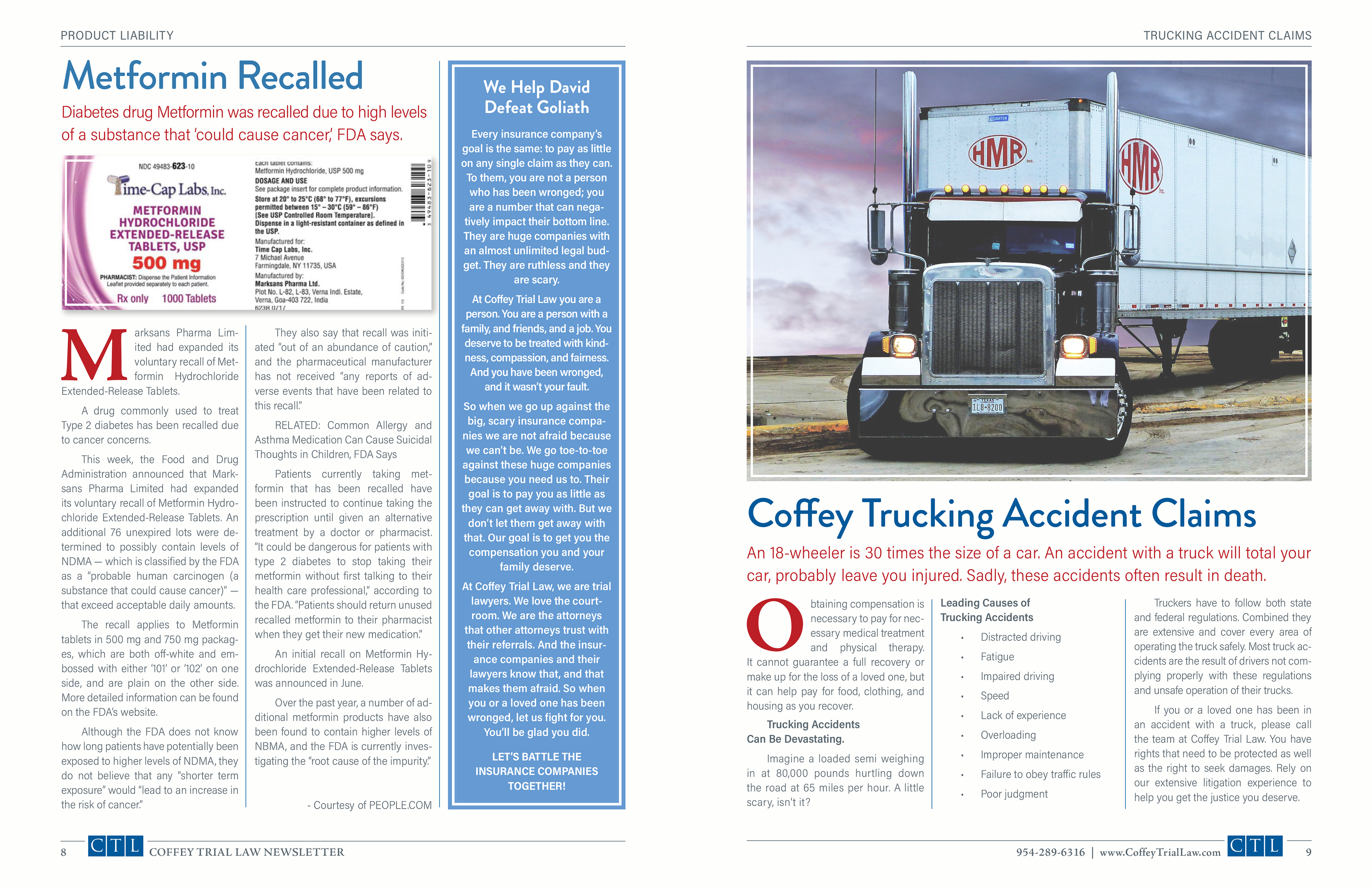 Coffey Trial Law Newsletter