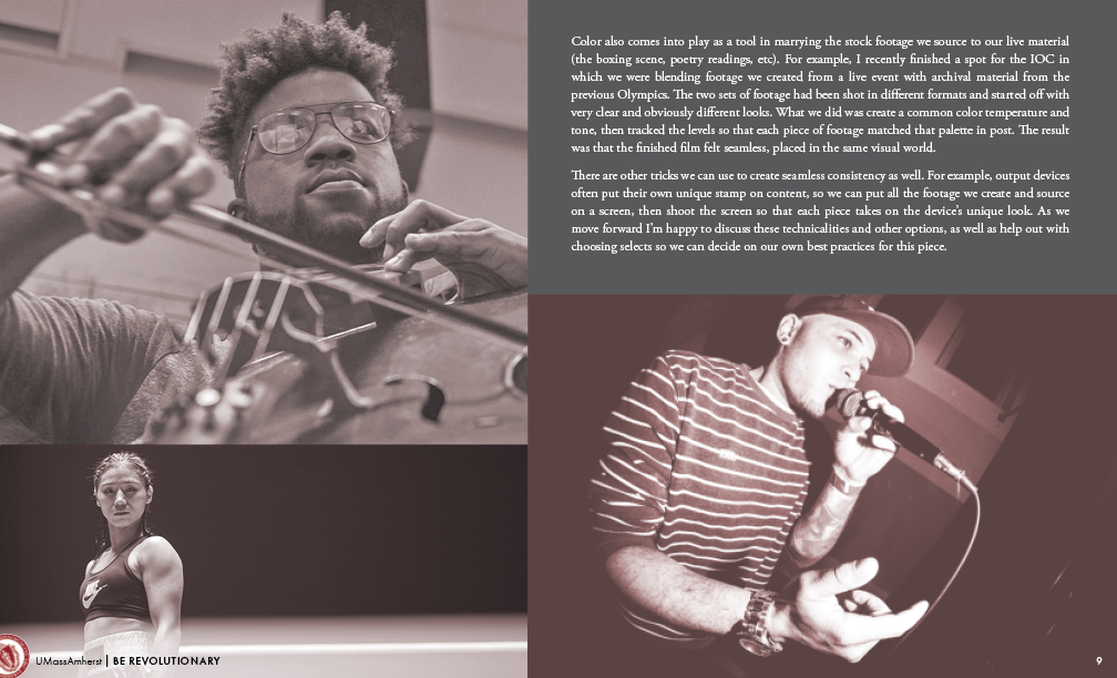 UMass Amherst Commercial Director Pitch