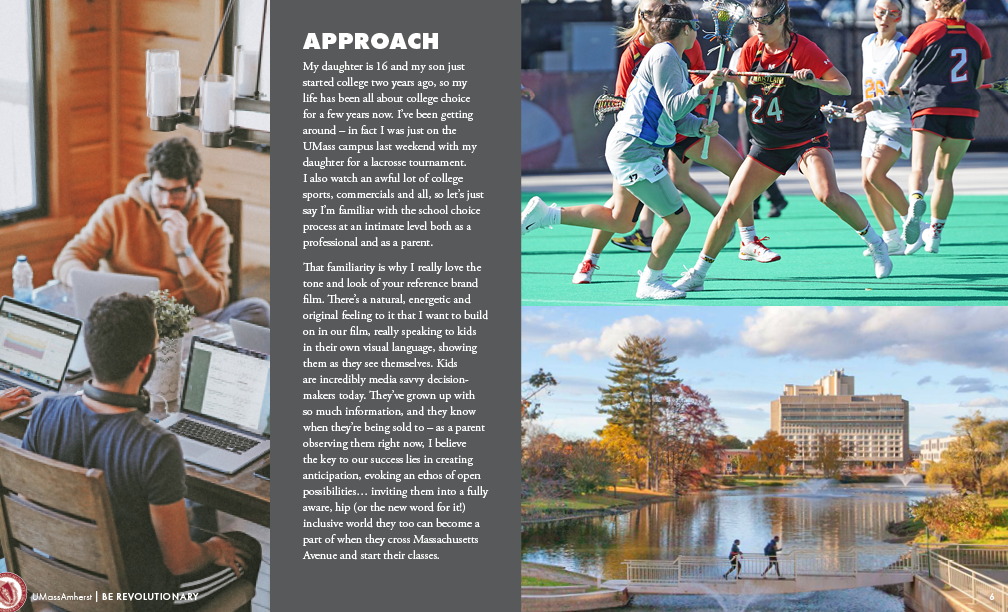 UMass Amherst Commercial Director Pitch