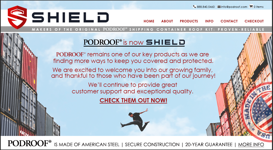 Shield site design