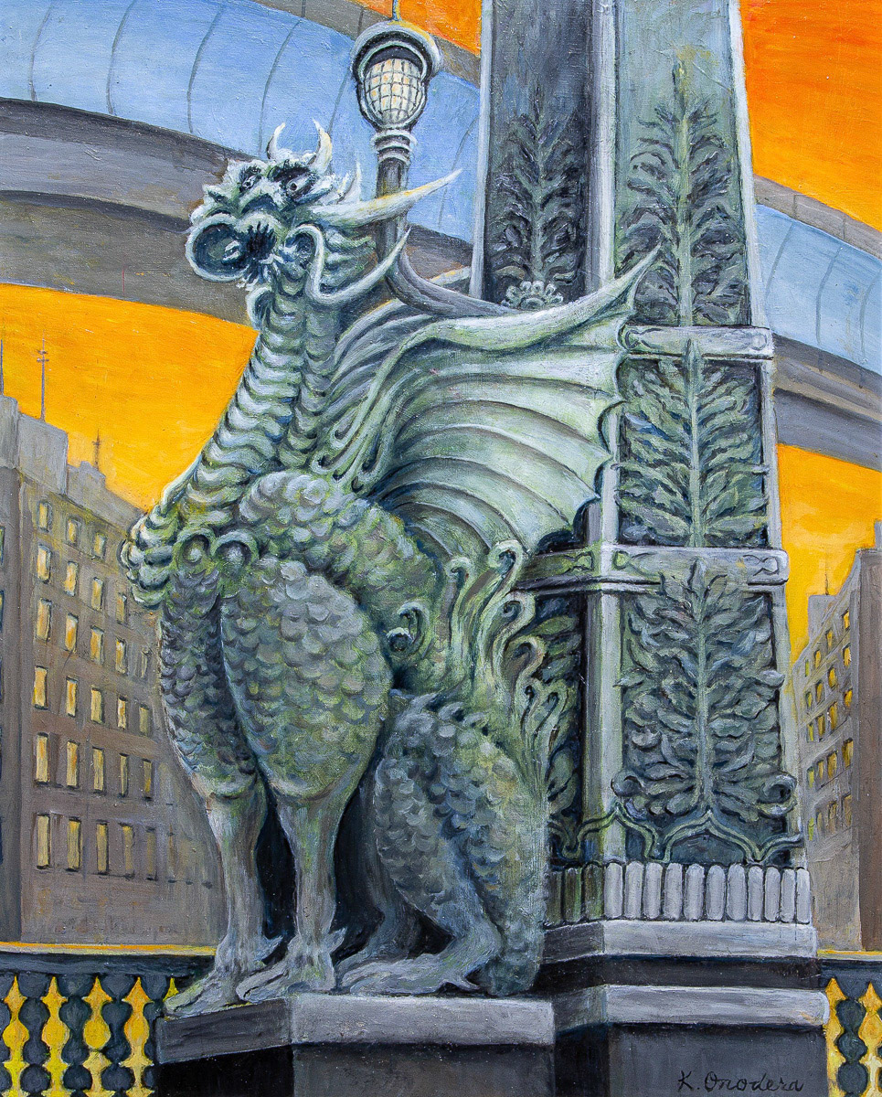 小野寺一代「日本橋象徴の彫像」F25 会員