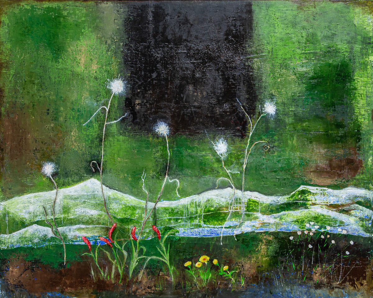 川崎　清美「再生の芽吹き」F30 公募