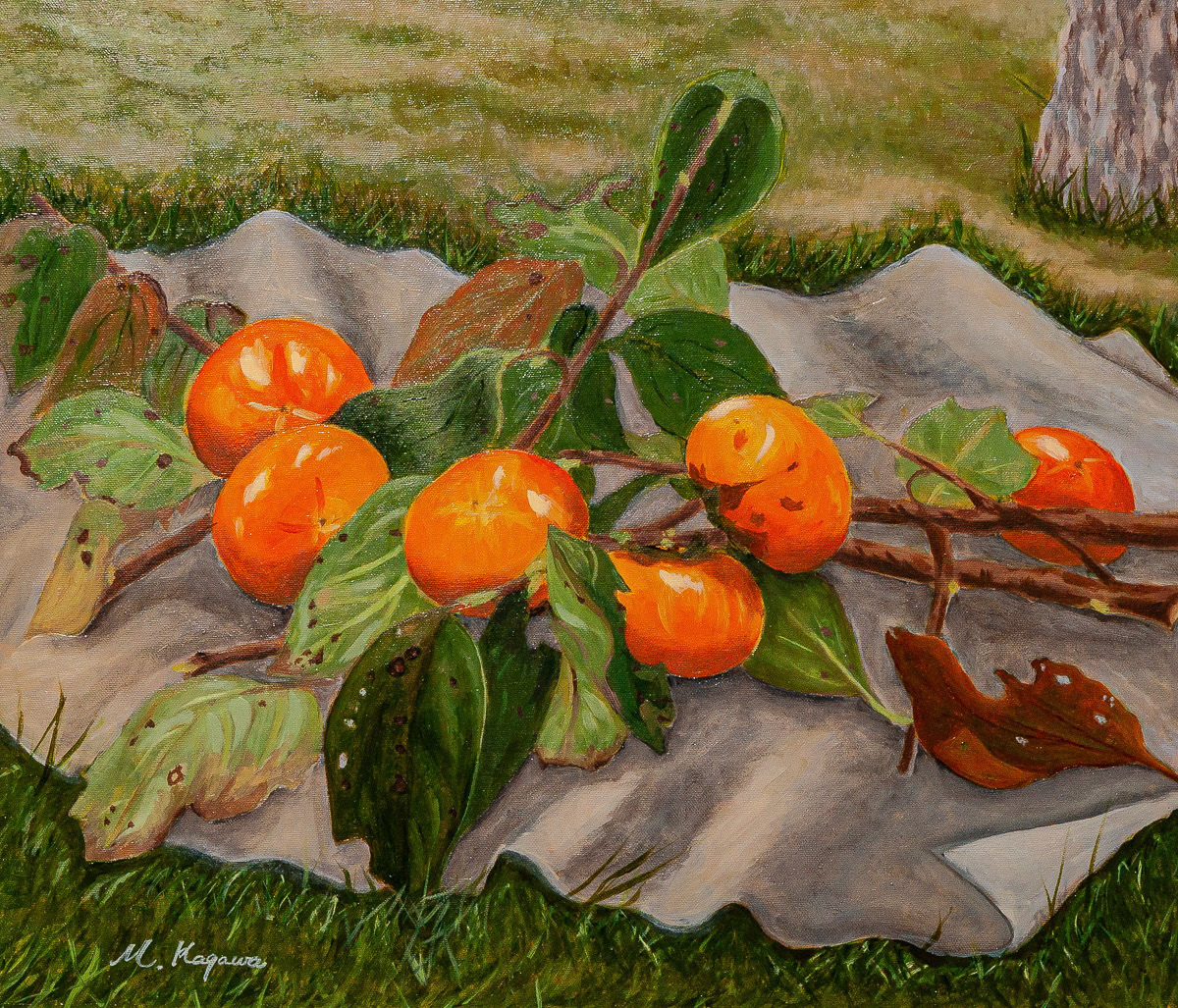 加川　正子「収穫」F10 会員