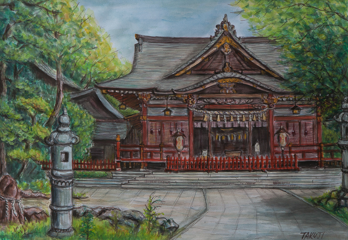 小林 拓治 「道野辺八幡宮」