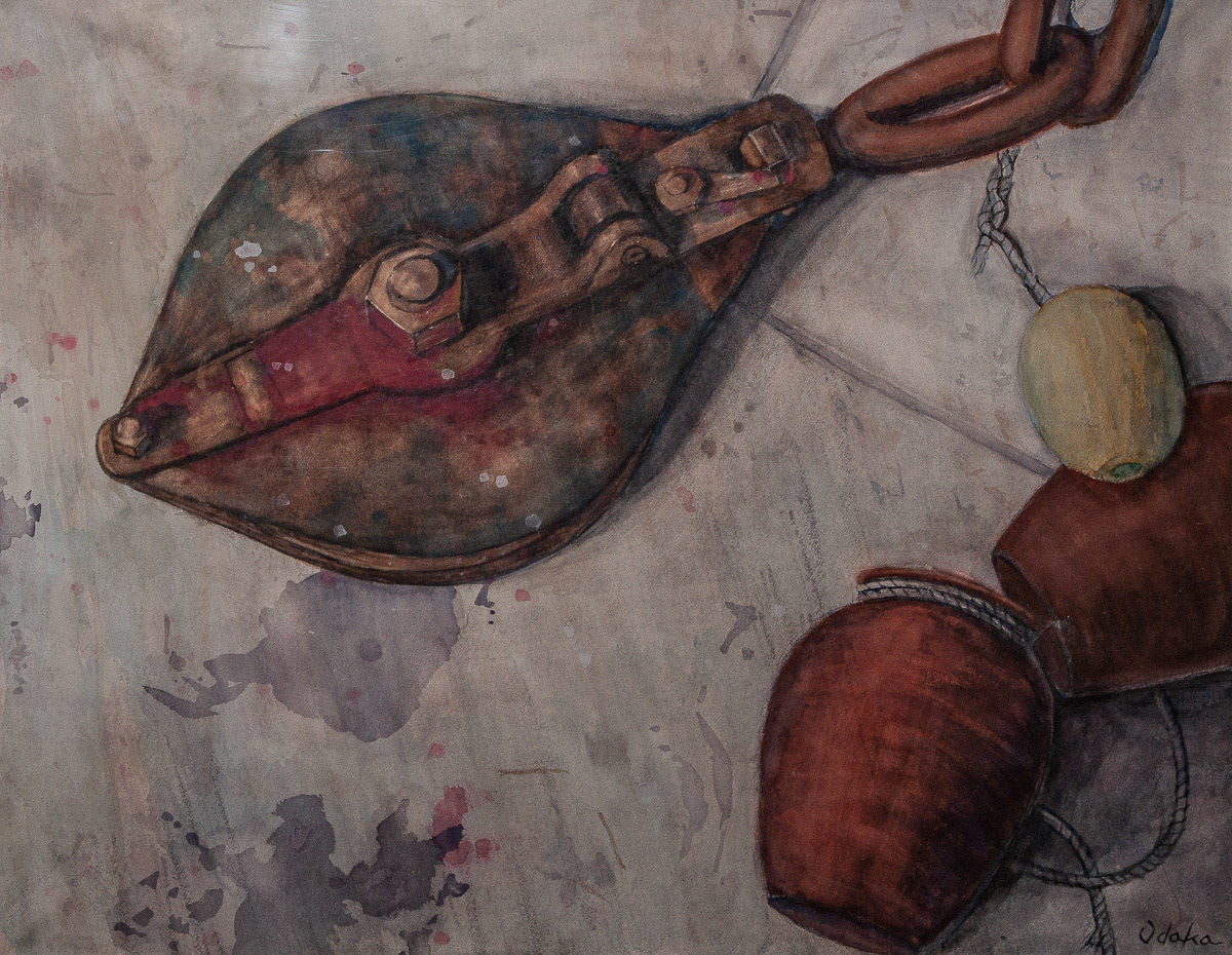 小高　魁 「船だまり」F25 会員