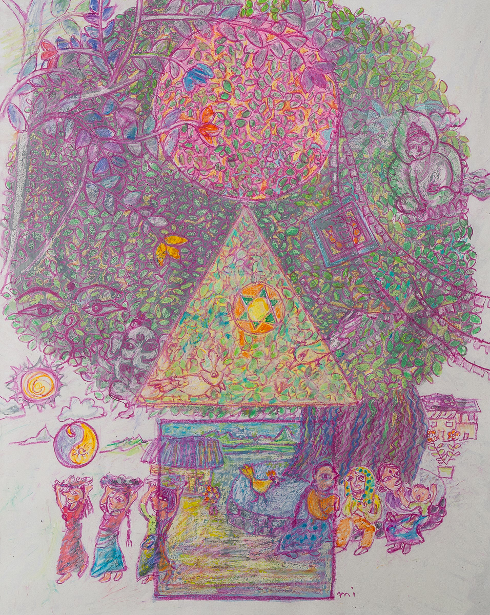 菊池 道子 「旅で 2」