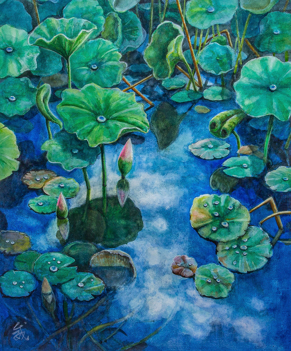 五十嵐　威「雨上がり」F20 会員