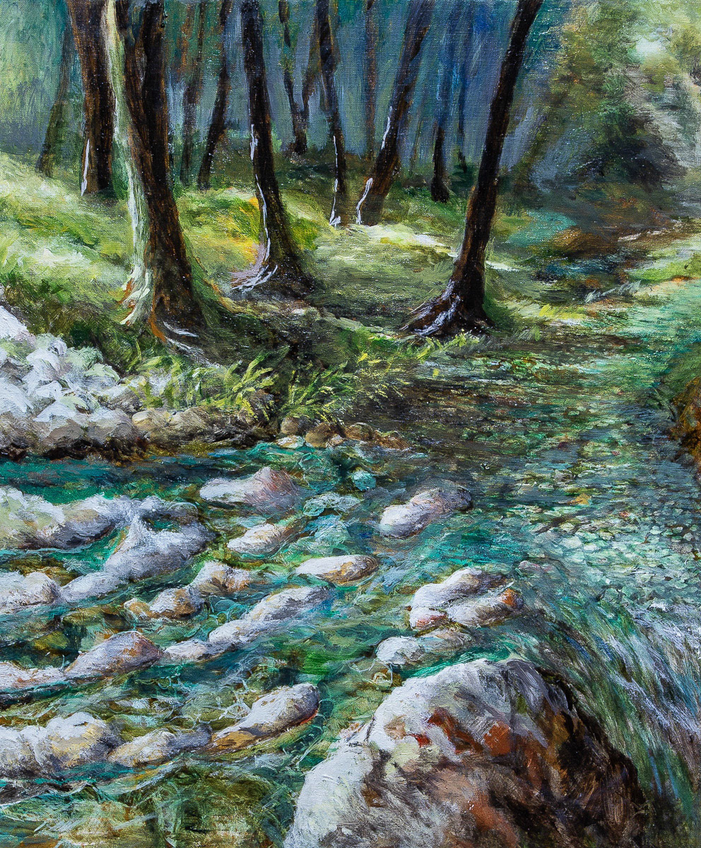 百瀬　信二「せせらぎ」F20 会員推挙 公募