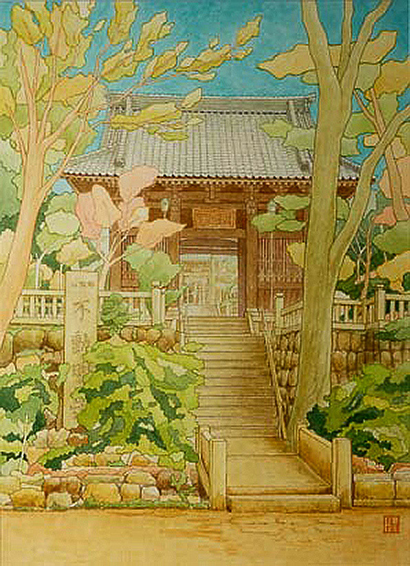 手柴博志「門前小景」