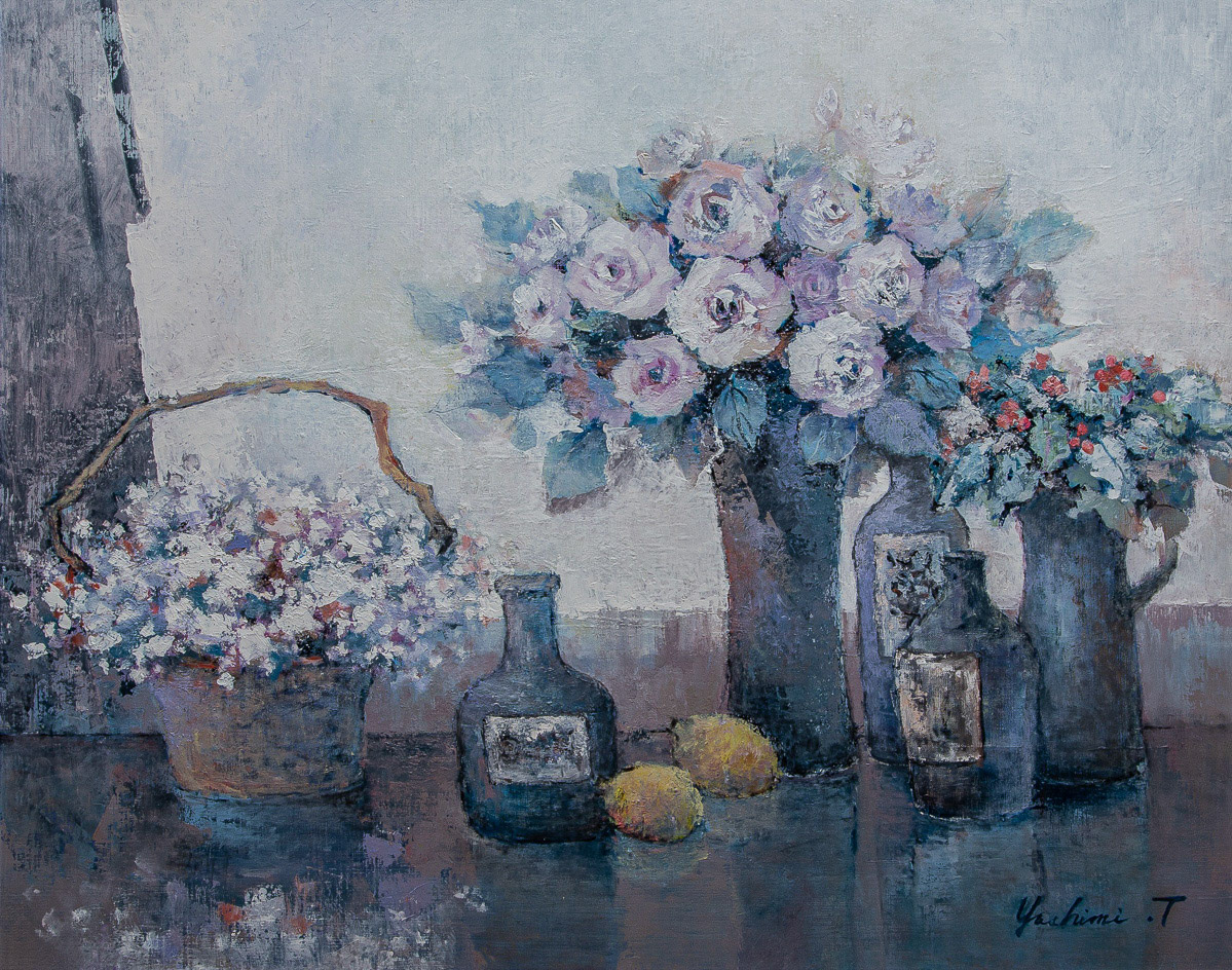 谷　芳美「香り立つ」F30 会員優秀賞 会員