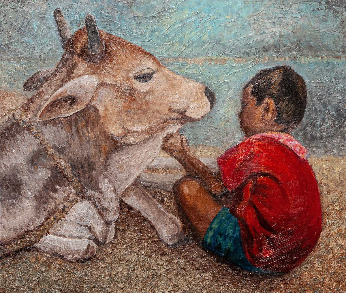 松口　加津子「かぞく」F10 公募