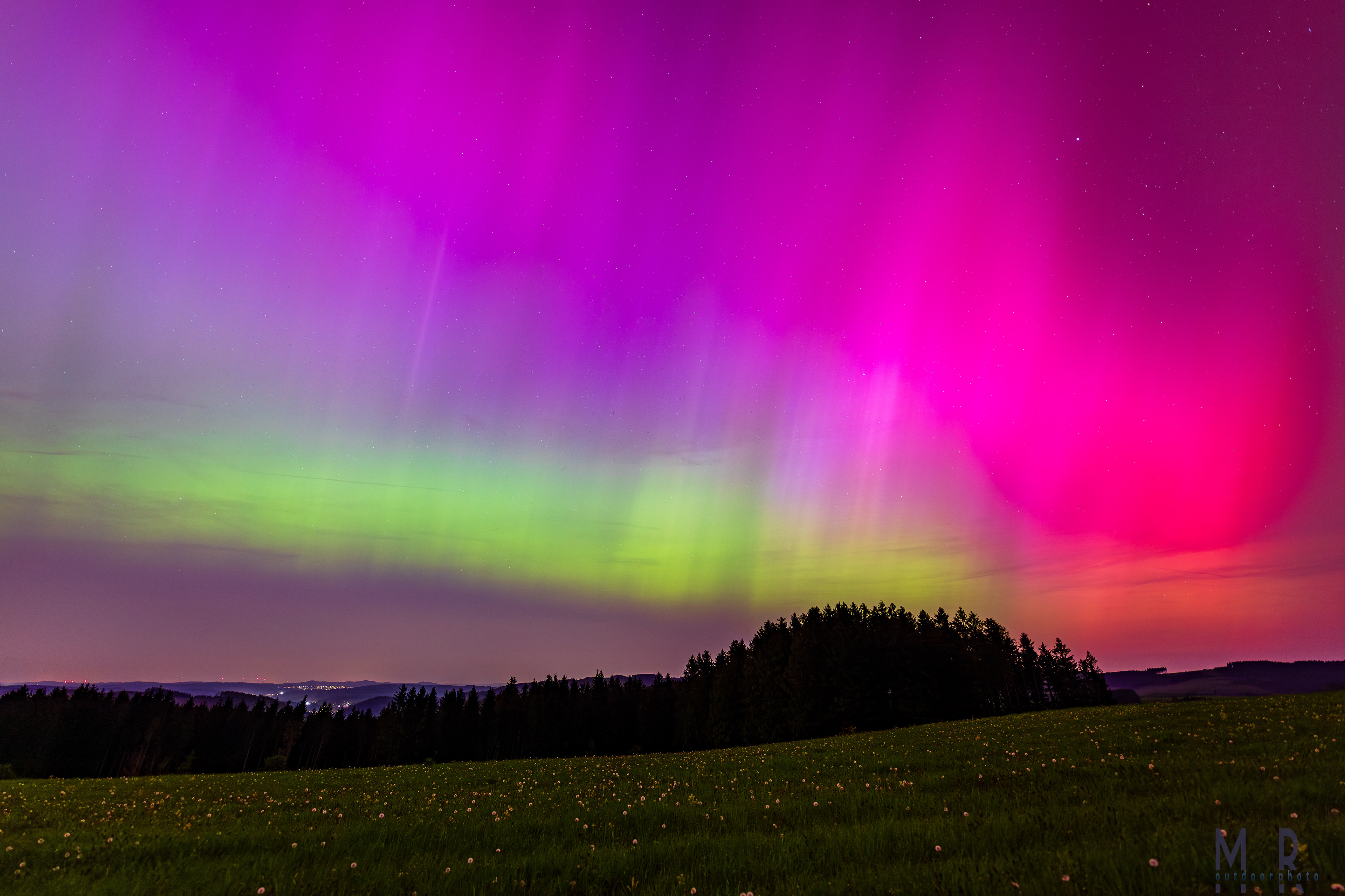 Sundern - Polarlichter - polar lights - Aurora borealis - Nacht