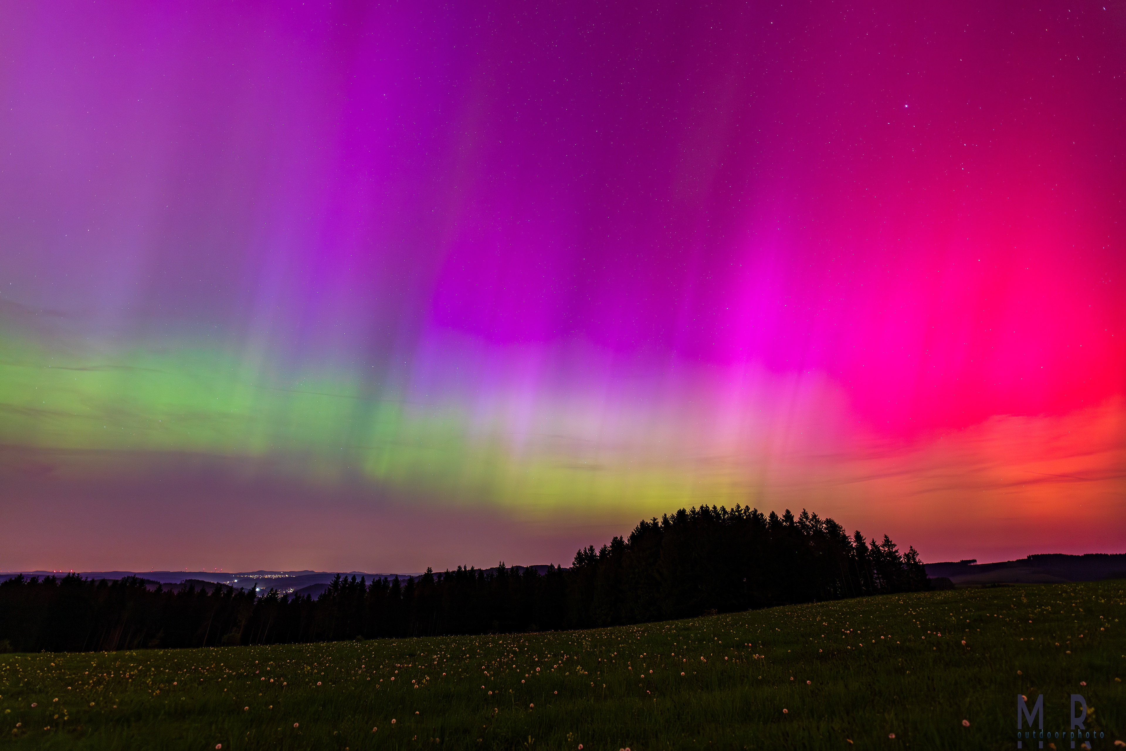 Sundern - Polarlichter - polar lights - Aurora borealis - Nacht