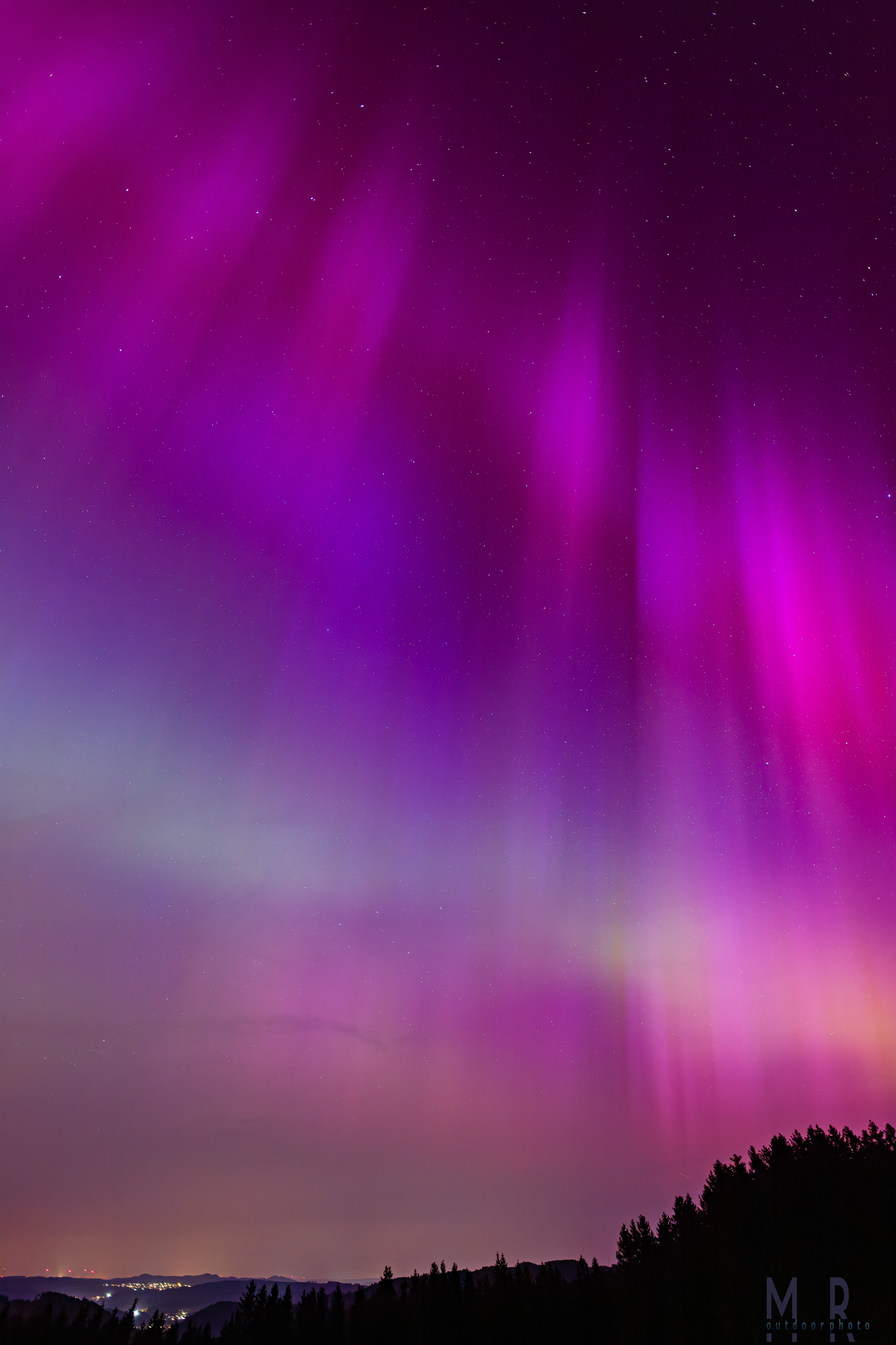 Sundern - Polarlichter - polar lights - Aurora borealis - Nacht