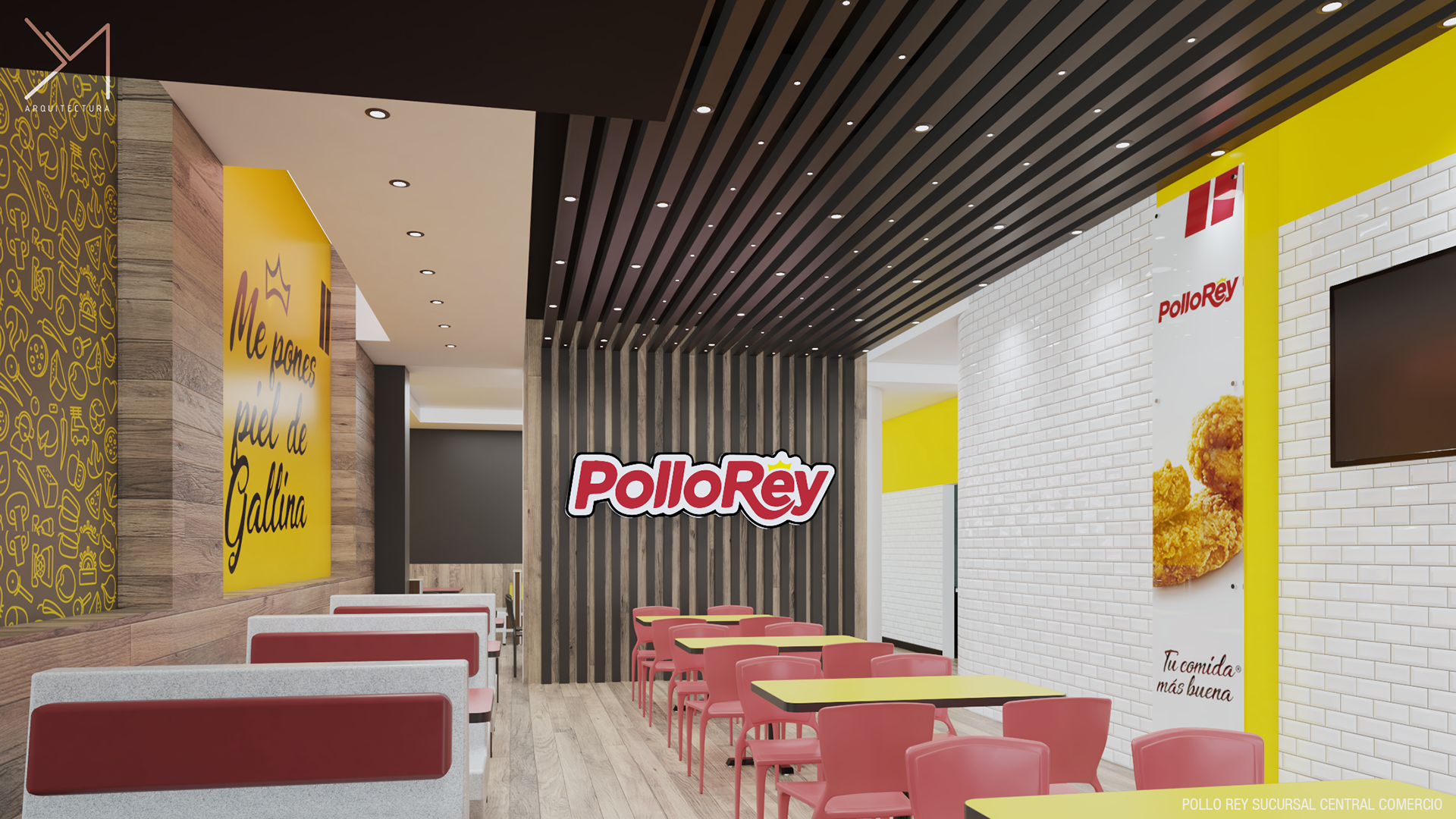 DM Arquitectura - SUCURSAL POLLO REY COMERCIO