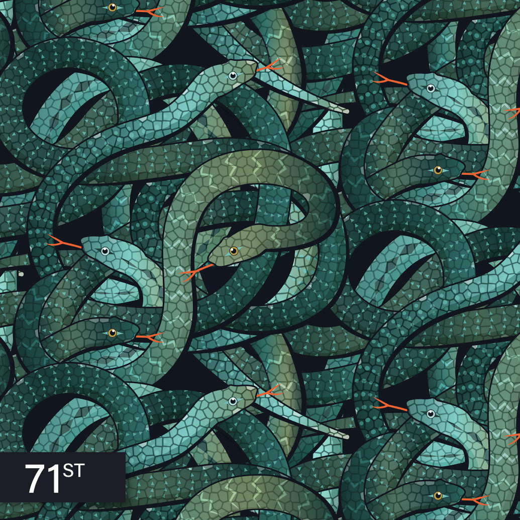 Mable Tan X Spoonflower: Hissterical Snakes Design Challenge