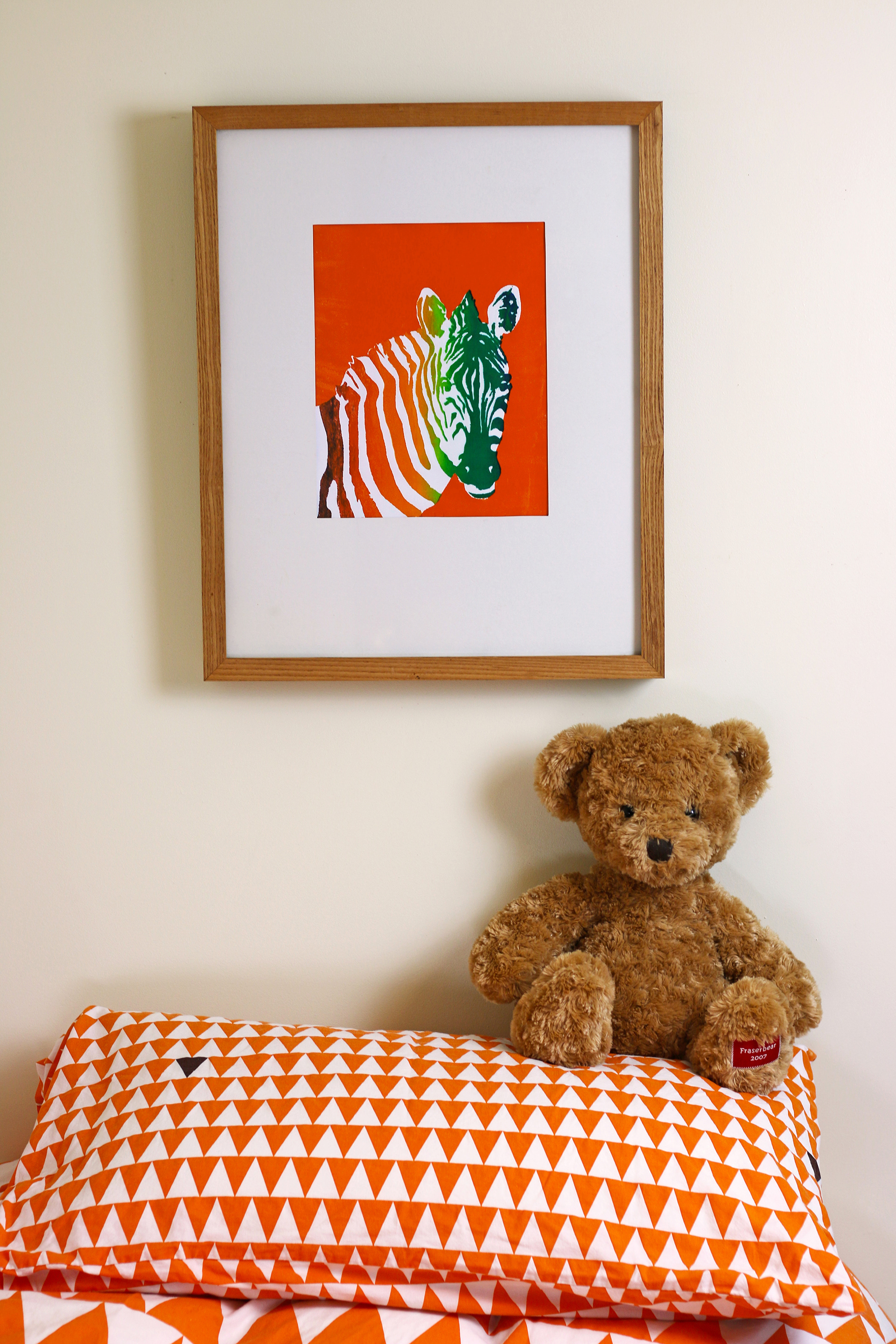 Screen printed poster