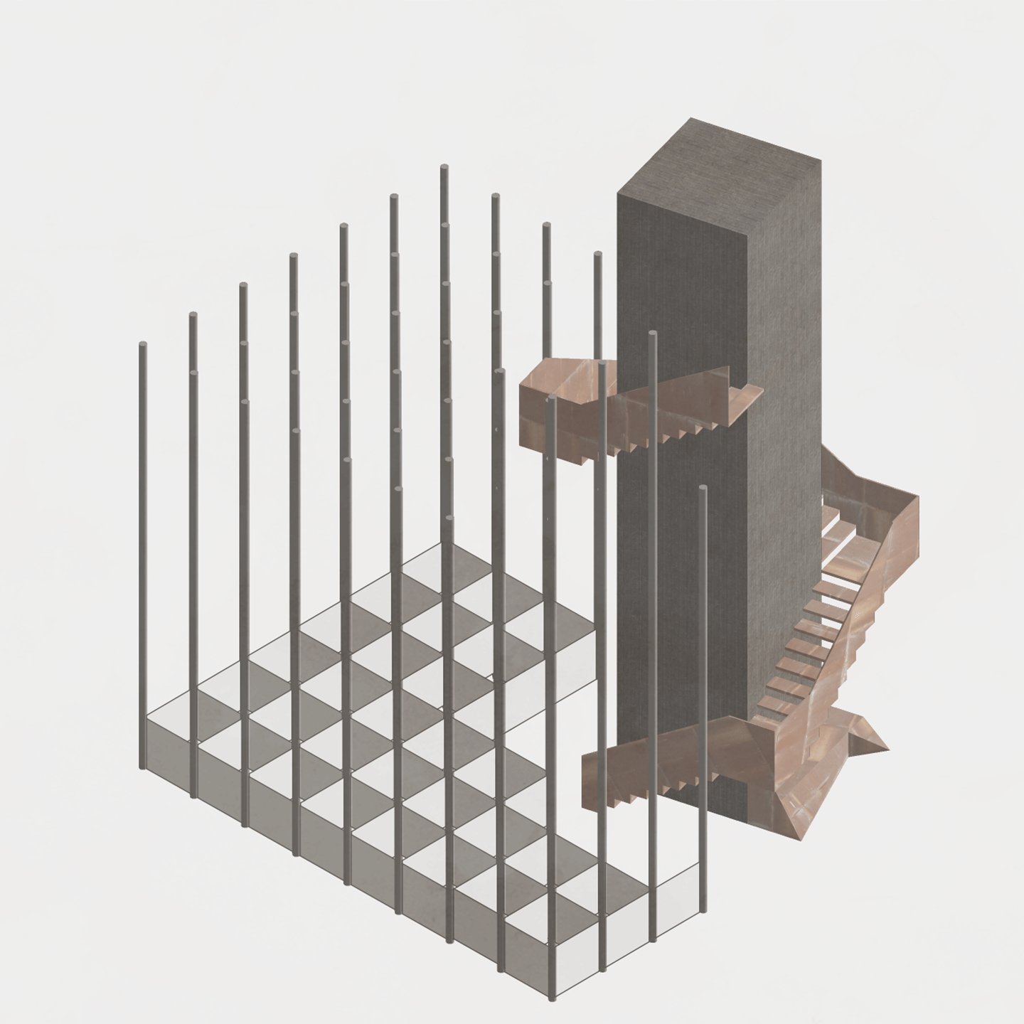 Interactive and moveable exhibits provide the opportunity for the user to create their own built spaces and also have the opportunity to read exhibit panels.