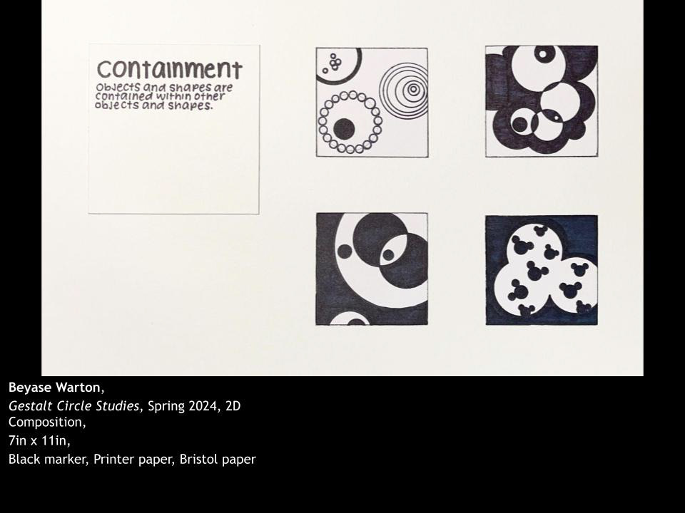 2D Composition: Gestalt Circle Studies