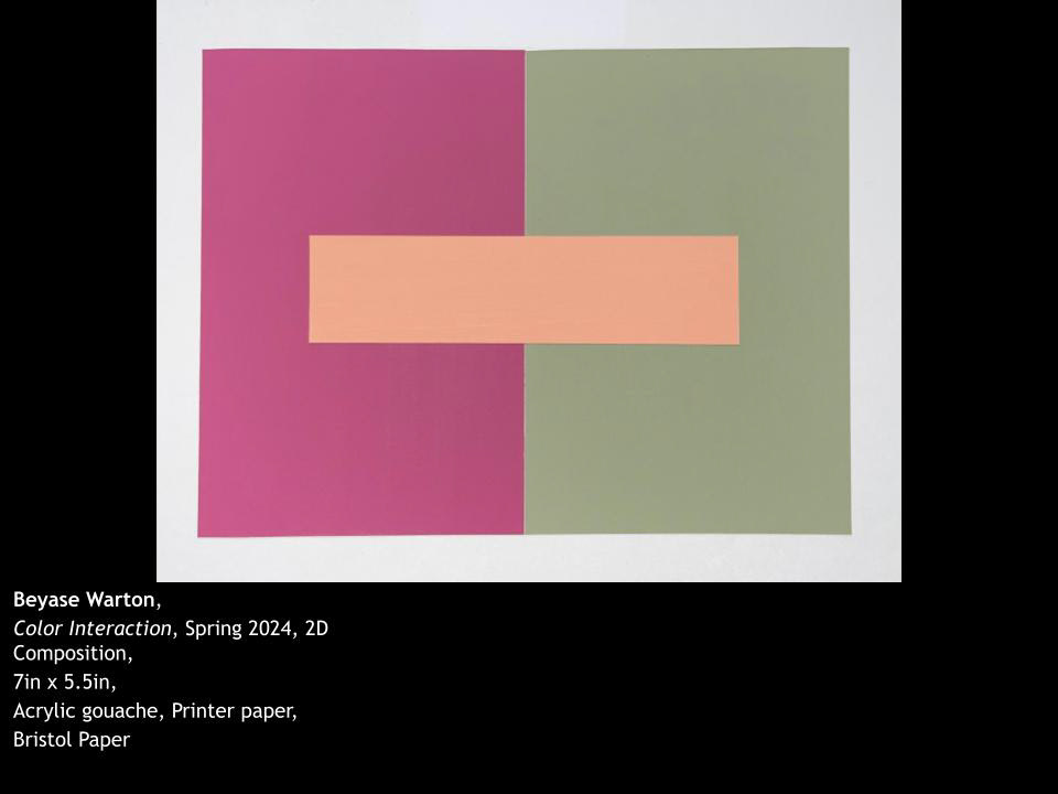 2D Composition: Colour Interaction