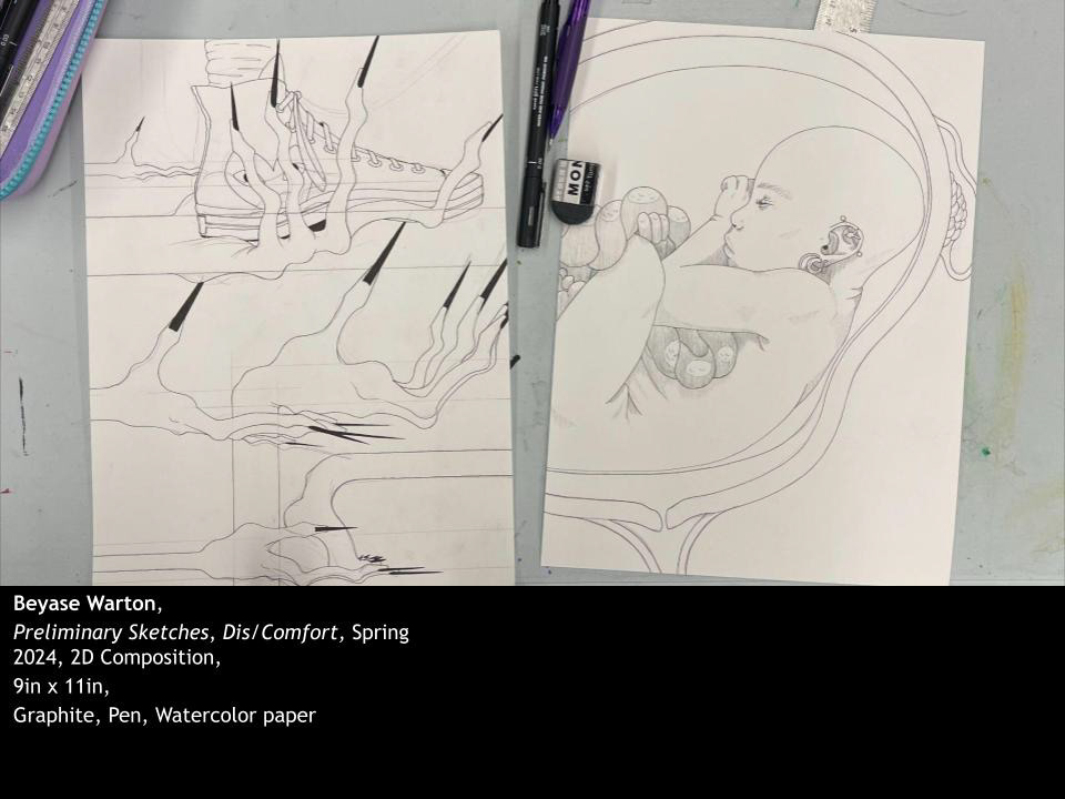 2D Composition: Preliminary Sketches