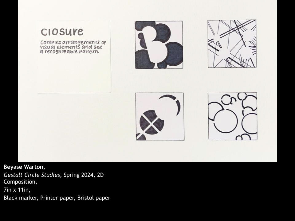 2D Composition: Gestalt Circle Studies